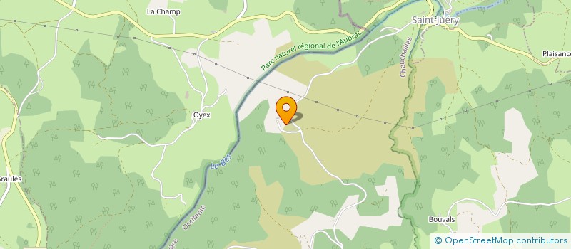 localisation de l'entreprise GAEC DU PASTRE  ALBARET-LE-COMTAL