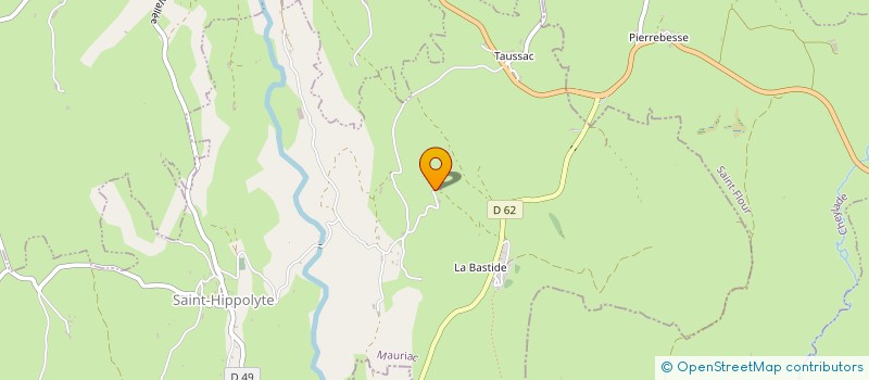 localisation de l'entreprise GAEC DU PATURAL à SAINT-HIPPOLYTE