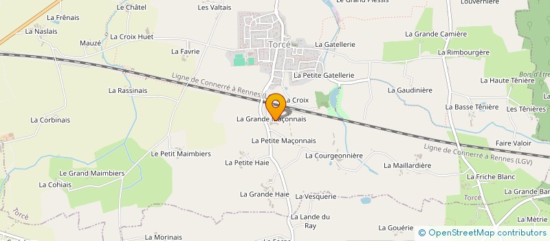 localisation de l'entreprise GAEC DU PAVIE à TORCE