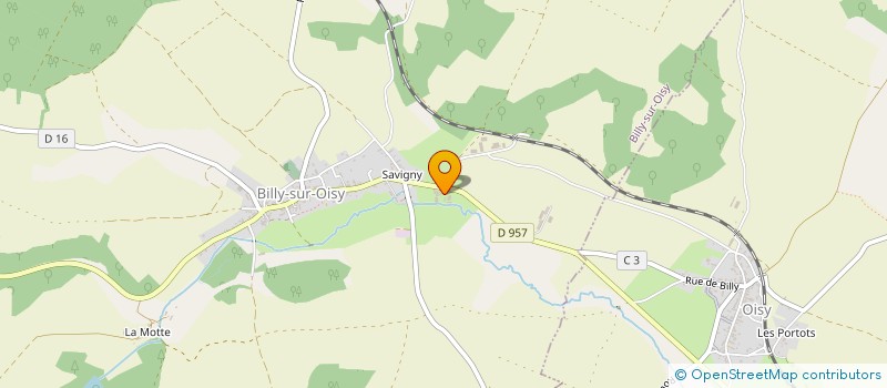 localisation de l'entreprise GAEC DU PAVILLON à BILLY-SUR-OISY