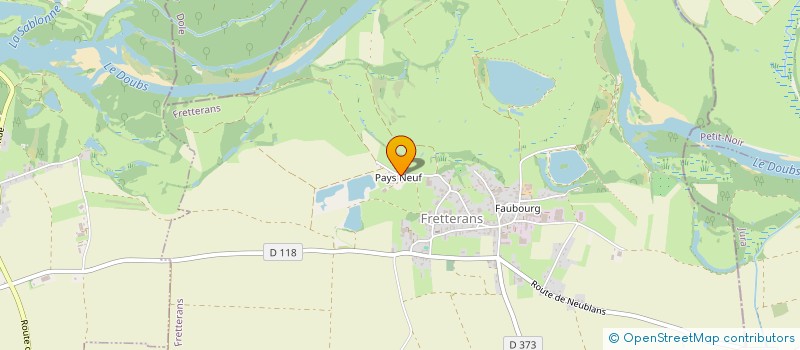 localisation de l'entreprise GAEC DU PAYS NEUF à FRETTERANS