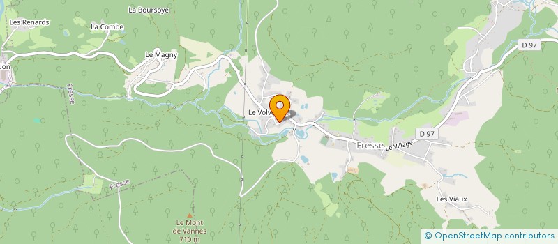 localisation de l'entreprise GAEC DU PELEVIN à ECROMAGNY