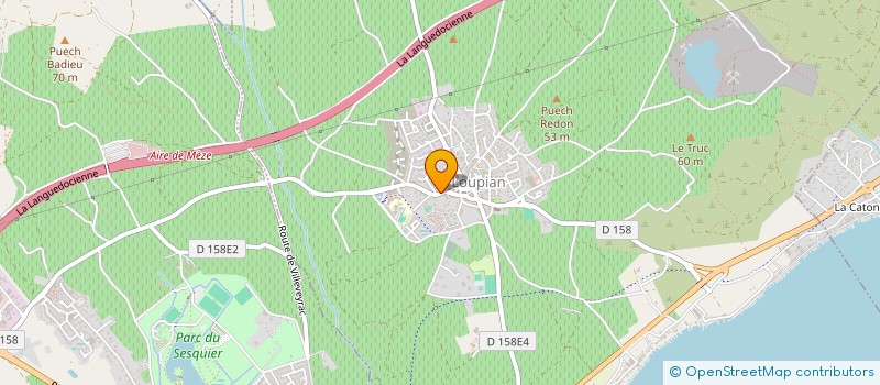 localisation de l'entreprise GAEC DU PELICAN  LOUPIAN