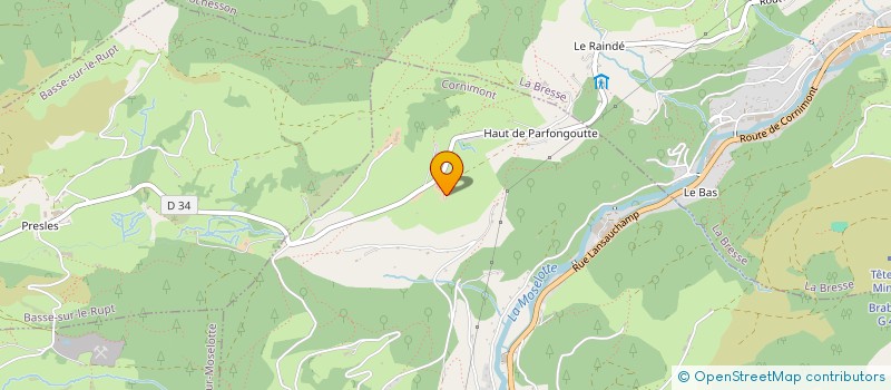 localisation de l'entreprise GAEC DU PERHY à CORNIMONT
