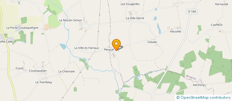 localisation de l'entreprise GAEC DU PERQUE à BRIGNAC