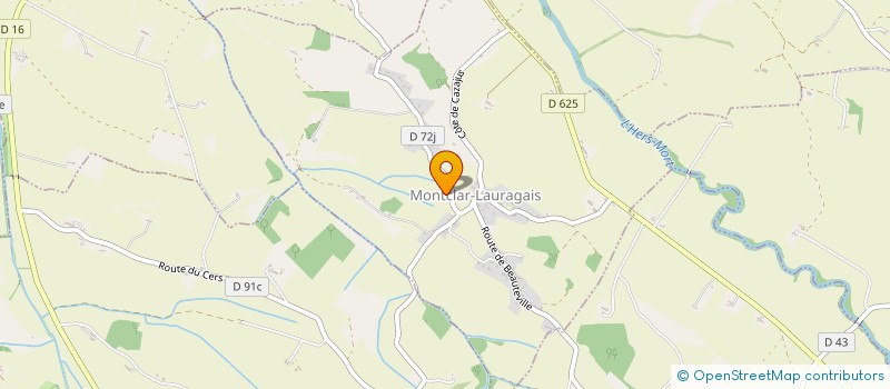 localisation de l'entreprise GAEC DU PESQUIE à MONTCLAR-LAURAGAIS