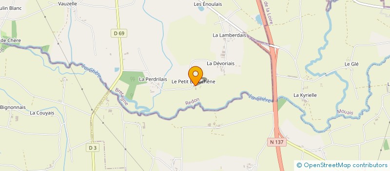 localisation de l'entreprise GAEC DU PETIT BEAUCHENE  GRAND-FOUGERAY