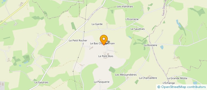 localisation de l'entreprise GAEC DU PETIT BOIS à SAINT-DENIS-DE-GASTINES