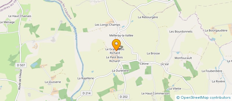 localisation de l'entreprise GAEC DU PETIT BOIS à LASSAY-LES-CHATEAUX