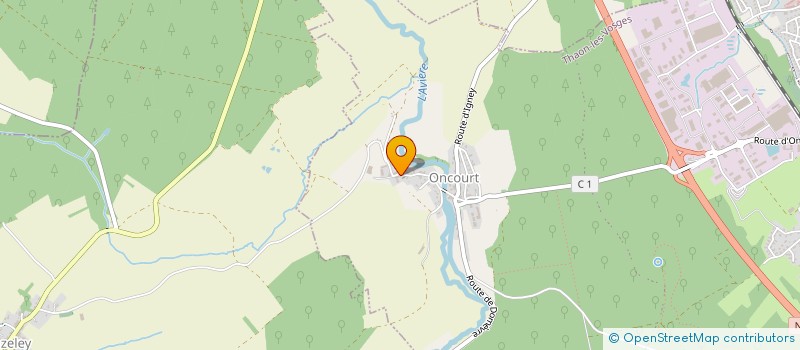 localisation de l'entreprise GAEC DU PETIT BOIS à THAON-LES-VOSGES