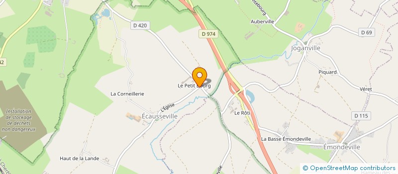 localisation de l'entreprise GAEC DU PETIT BOURG à ECAUSSEVILLE
