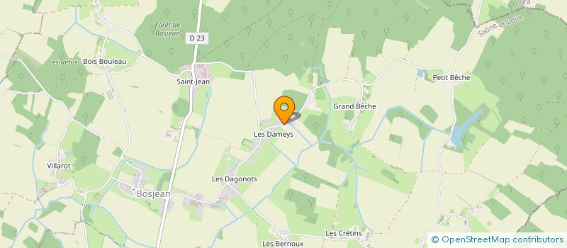 localisation de l'entreprise GAEC DU PETIT CHAMP à BOSJEAN
