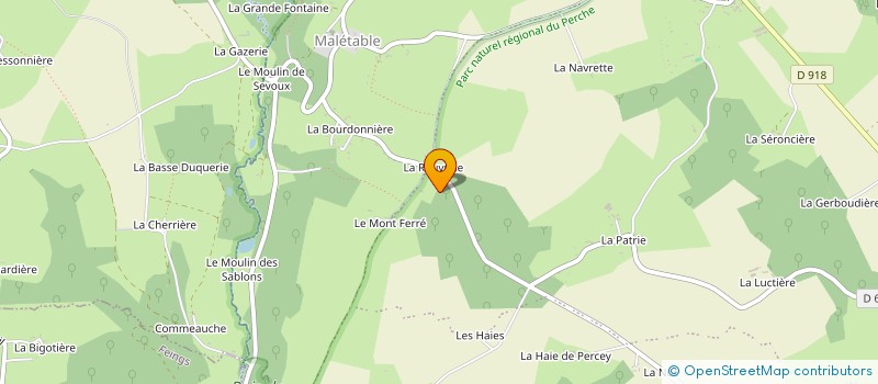 localisation de l'entreprise GAEC DU PETIT CHAMPROND à LONGNY LES VILLAGES