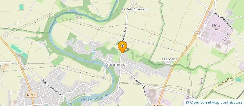 localisation de l'entreprise GAEC DU PETIT CHAUVEUX à NIORT