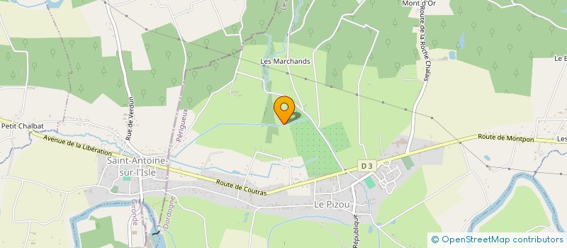 localisation de l'entreprise GAEC DU PETIT CLOS à SAINT MARTIAL D'ARTENSET