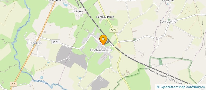 localisation de l'entreprise GAEC DU PETIT FLOT à FLOTTEMANVILLE