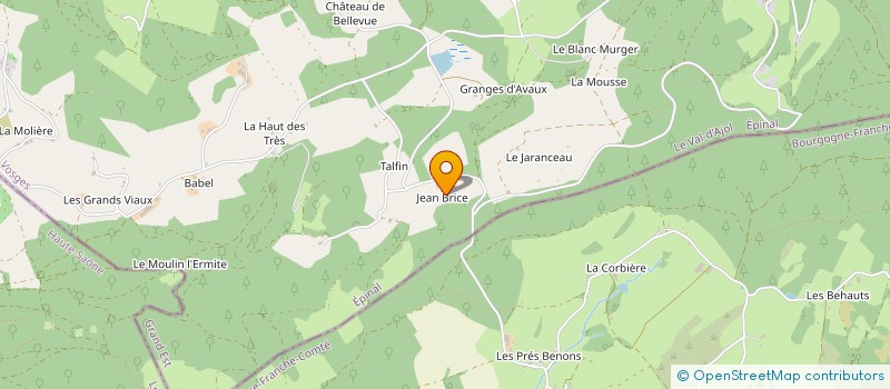 localisation de l'entreprise GAEC DU PETIT GERARD à LE VAL-D'AJOL