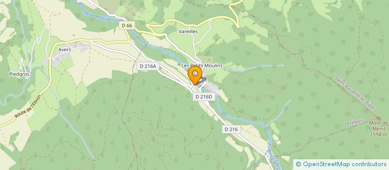 localisation de l'entreprise GAEC DU PETIT HAMEAU à MENS