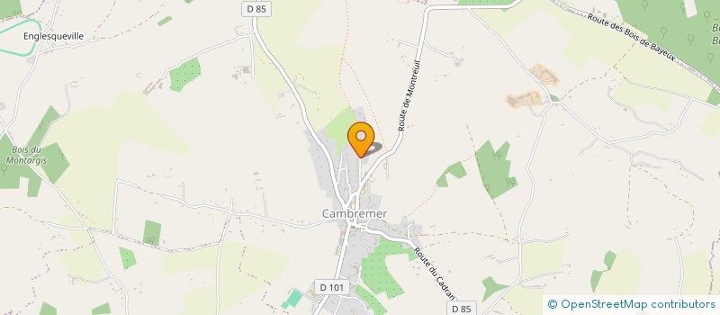 localisation de l'entreprise GAEC DU PETIT HAMEL à CAMBREMER