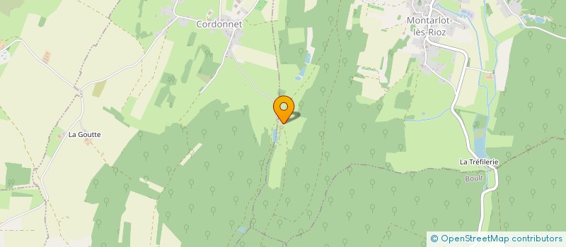 localisation de l'entreprise GAEC DU PETIT MONTARLOT  CORDONNET