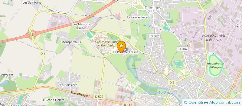 localisation de l'entreprise GAEC DU PETIT NOYER à ECOUVES