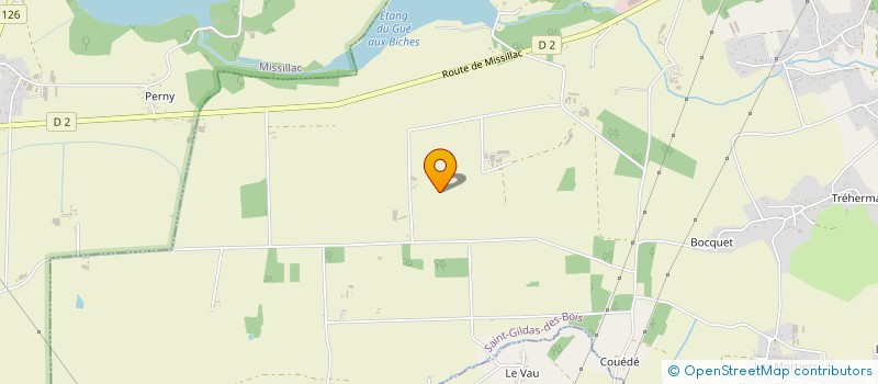 localisation de l'entreprise GAEC DU PETIT PARC  SAINT-GILDAS-DES-BOIS