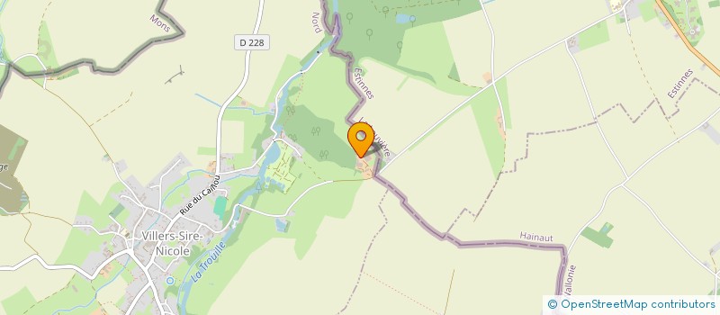 localisation de l'entreprise GAEC DU PETIT PARIS  VILLERS-SIRE-NICOLE