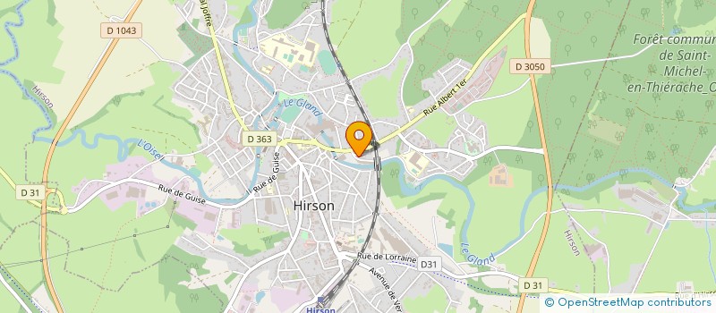 localisation de l'entreprise GAEC DU PETIT TAILLIS à HIRSON