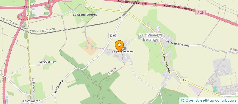 localisation de l'entreprise GAEC DU PETIT VERDRET  BEAUTOT