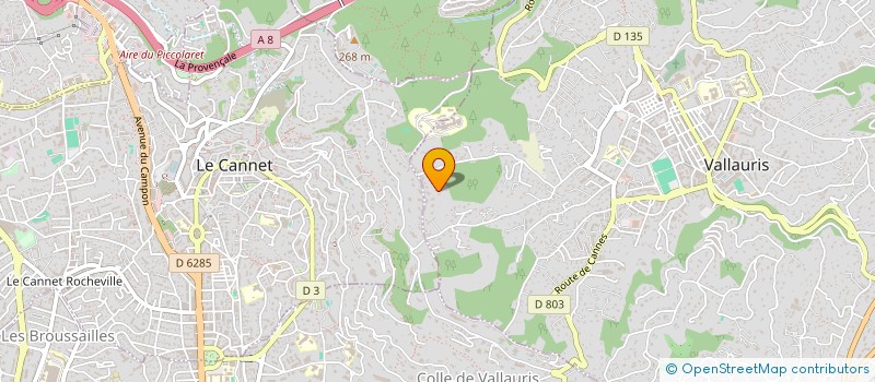 localisation de l'entreprise GAEC DU PEZOU à VALLAURIS