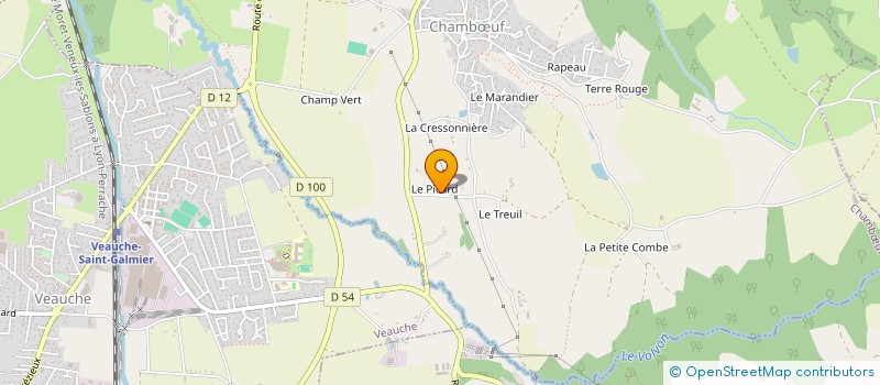 localisation de l'entreprise GAEC DU PICARD à CHAMBŒUF