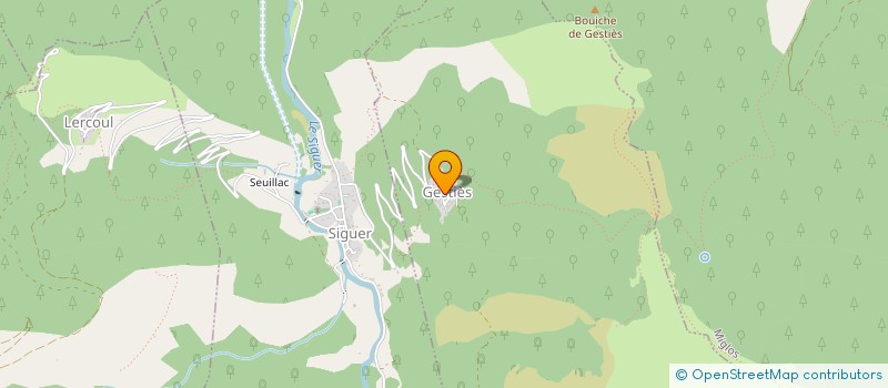 localisation de l'entreprise GAEC DU PICHALEY à GESTIES