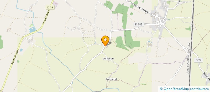 localisation de l'entreprise GAEC DU PIGEONNIER à VILLEFAGNAN