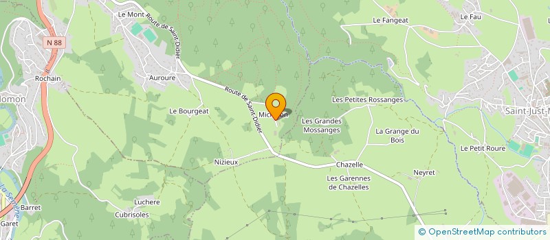 localisation de l'entreprise GAEC DU PILAT II à SAINT-FERREOL-D AUROURE