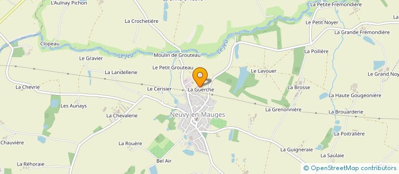 localisation de l'entreprise GAEC DU PLAISIR à CHEMILLE-EN-ANJOU