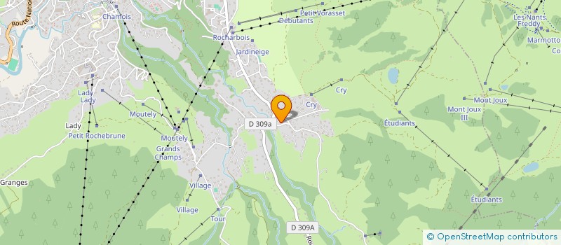 localisation de l'entreprise GAEC DU PLANELLET  MEGEVE