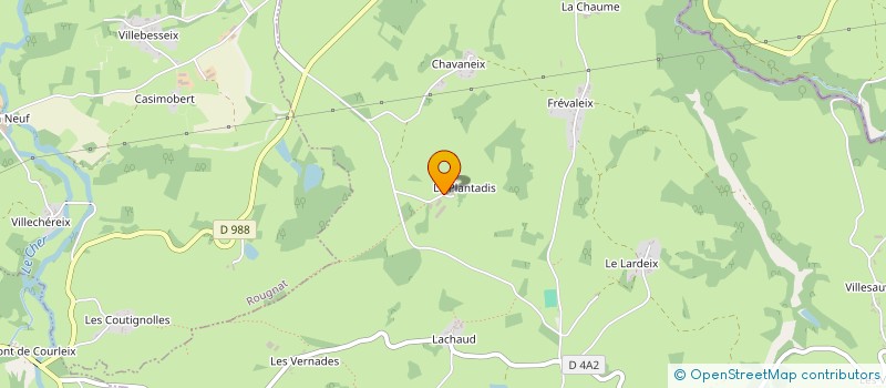 localisation de l'entreprise GAEC DU PLANTADIS à CHARRON