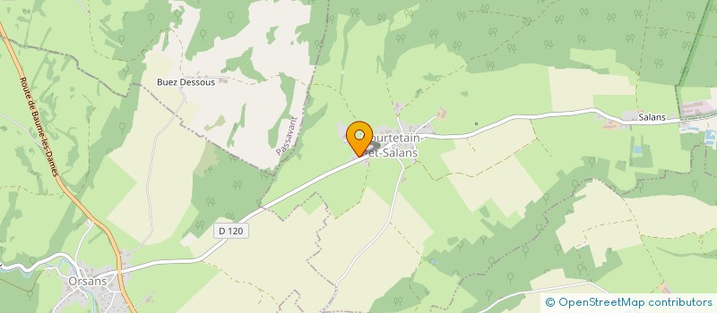 localisation de l'entreprise GAEC DU PLATEAU DE LANDRESSE  LANDRESSE