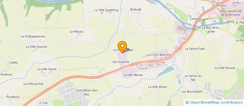 localisation de l'entreprise GAEC DU PLESSIS à PLEUGRIFFET