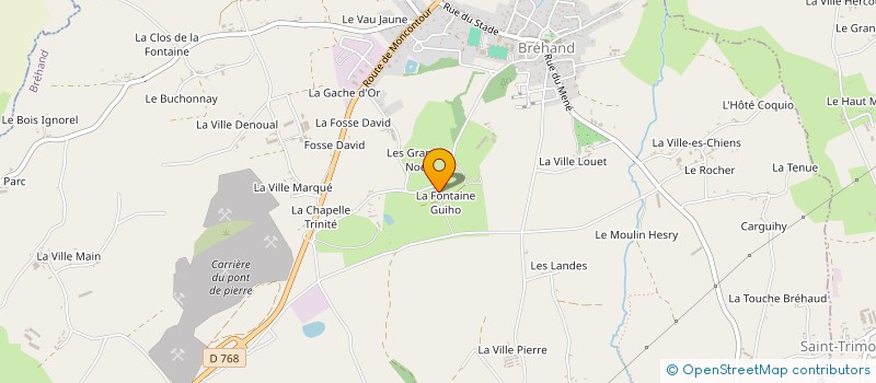 localisation de l'entreprise GAEC DU PLESSIX MAGARO à BREHAND