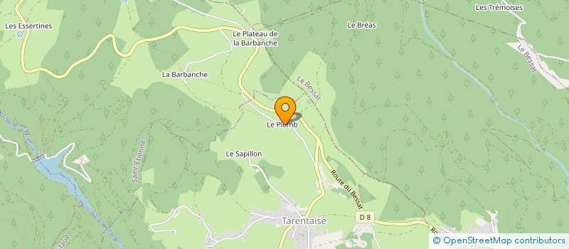 localisation de l'entreprise GAEC DU PLOMB à TARENTAISE