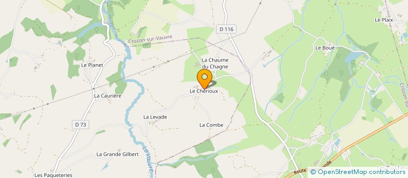 localisation de l'entreprise GAEC DU POIRIER à AIGURANDE