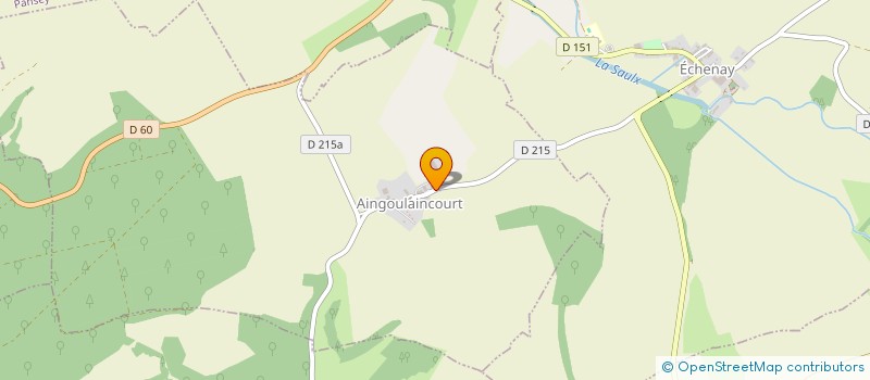 localisation de l'entreprise GAEC DU POIRIER ST REMY à AINGOULAINCOURT