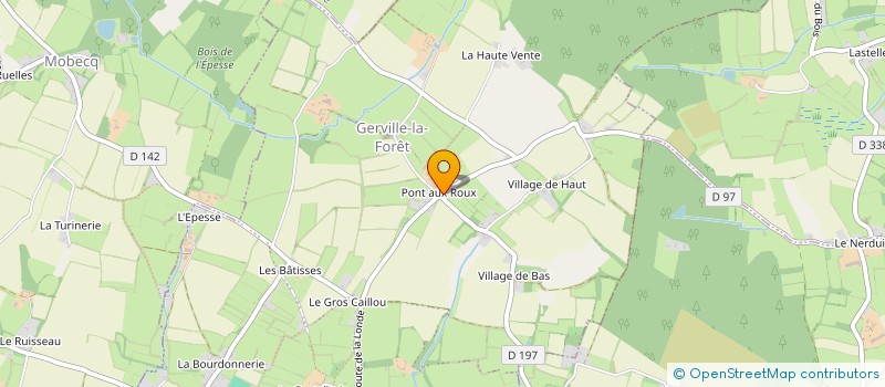 localisation de l'entreprise GAEC DU PONT AUX ROUX à VESLY