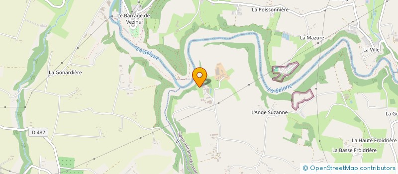 localisation de l'entreprise GAEC DU PONT DE LAIR à SAINT-HILAIRE-DU-HARCOUET