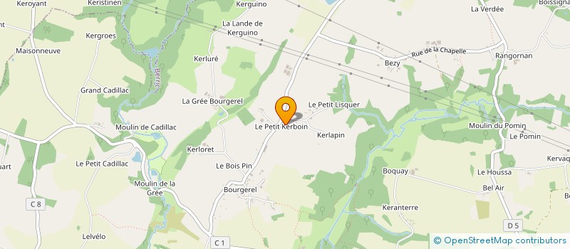 localisation de l'entreprise GAEC DU PONT MILAIN à ARZAL