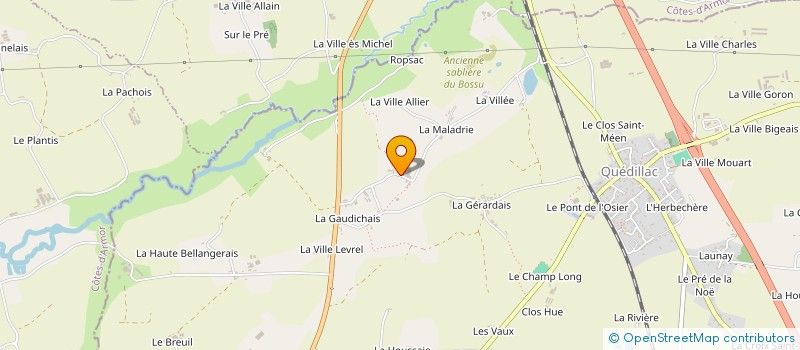 localisation de l'entreprise GAEC DU PONT RIMBERT à QUEDILLAC