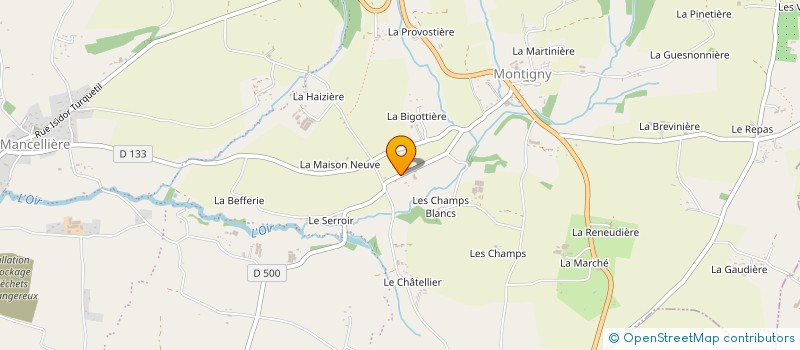 localisation de l'entreprise GAEC DU PONT TESSON à ISIGNY-LE-BUAT