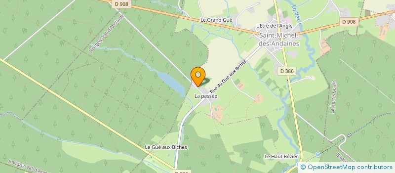 localisation de l'entreprise GAEC DU PONTAIN à BAGNOLES-DE-L'ORNE-NORMANDIE