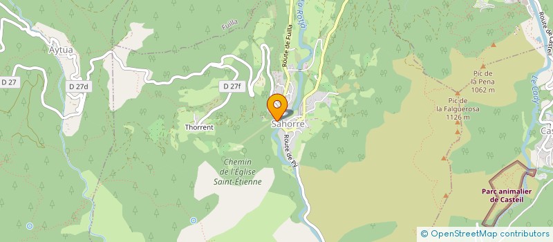 localisation de l'entreprise GAEC DU PRATS-GRANDS à SAHORRE